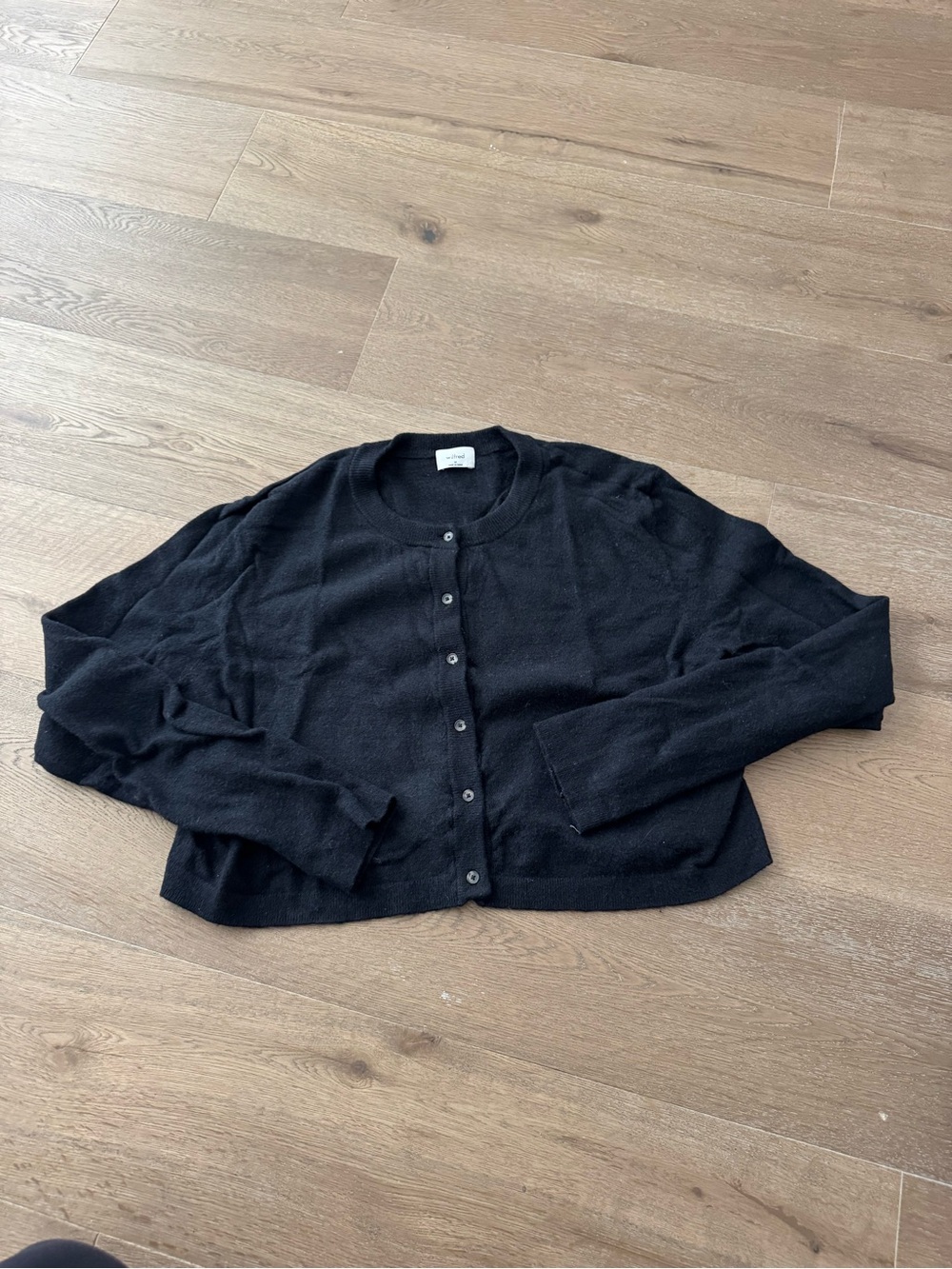 Wilfred Black Button-Up Women's Cardigan
